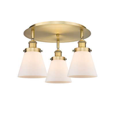 Plafonnier encastré 3 lumières Cone