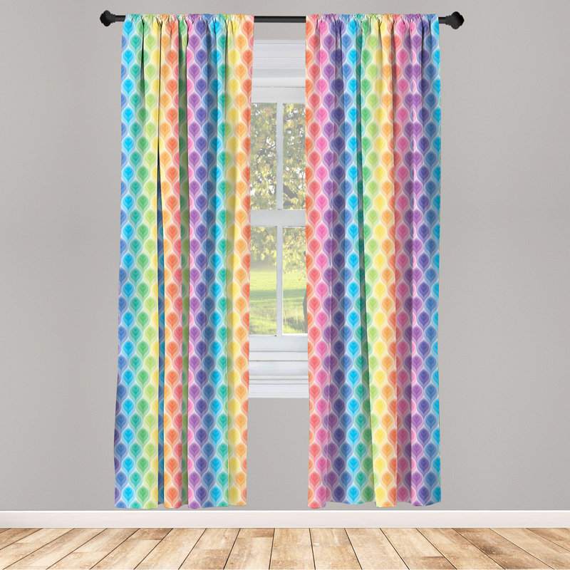 Semi Sheer Curtain, 28" W x 63" L