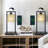 Set Of 2 Table Lamp With Rattan Shade For Reading Bedside
