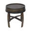 Table d'appoint ronde de style baril