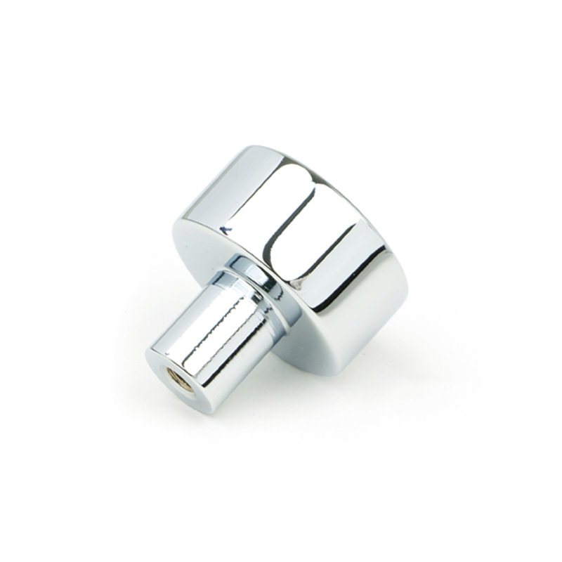 Round Knob, Polished Chrome, 2.5 cm