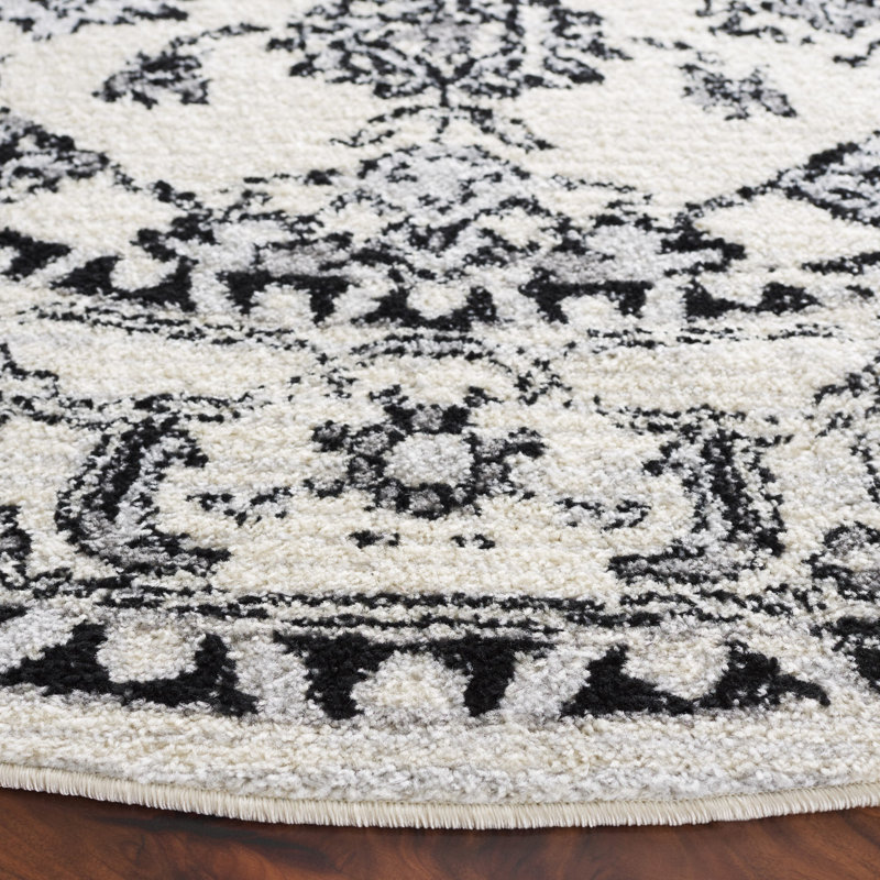Sachiko Tulum Performance Oriental Rug, Round 6'7"