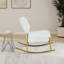 Petite chaise berçante rembourrée-105528053