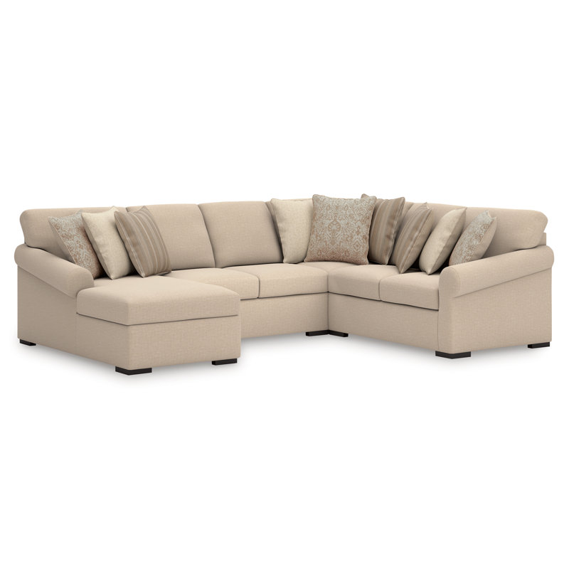 Canapé modulaire 4 pièces avec chaise LadyMae, Orienté à gauche (vu de face)