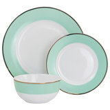 Martha Stewart 12 Piece Dinnerware Set, Service for 4