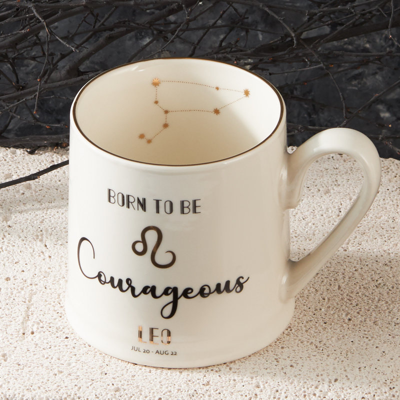 Zodiac Fine Porcelain Coffee Mug (Leo)
