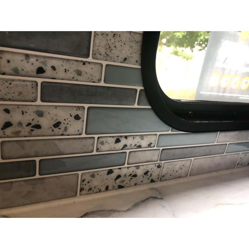 Carrelage style métro auto-adhésif en vinyle 12 po x 12 po