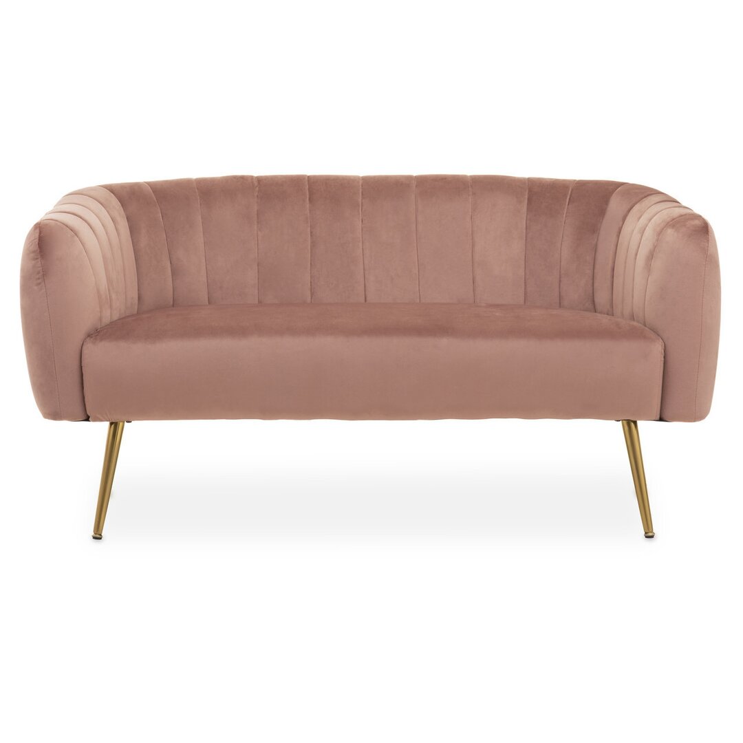 2-Sitzer Sofa Huennefeld aus Samt