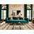 Washable Tan White Striped Area Rug-1029386482
