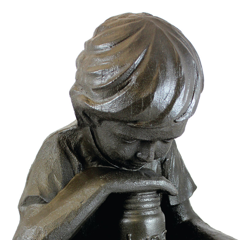 Statue de garçon nature Klass, Bronze