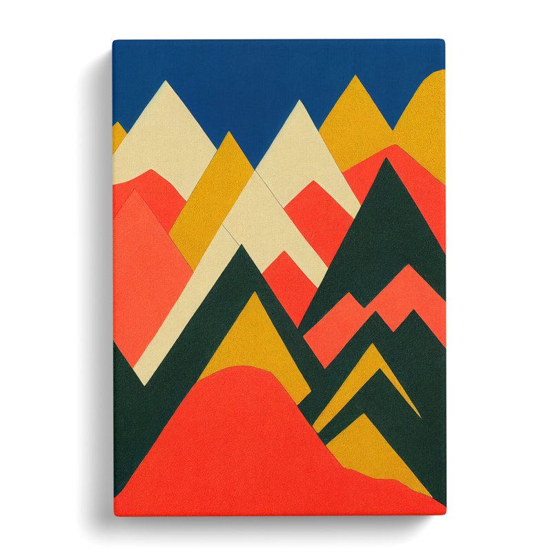 Mountain Abstract Vol.1 - Wrapped Canvas, 60cm H x 40cm W x 3cm D