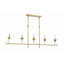 Karsyn 5 - Light Geometric Modern Linear Chandelier