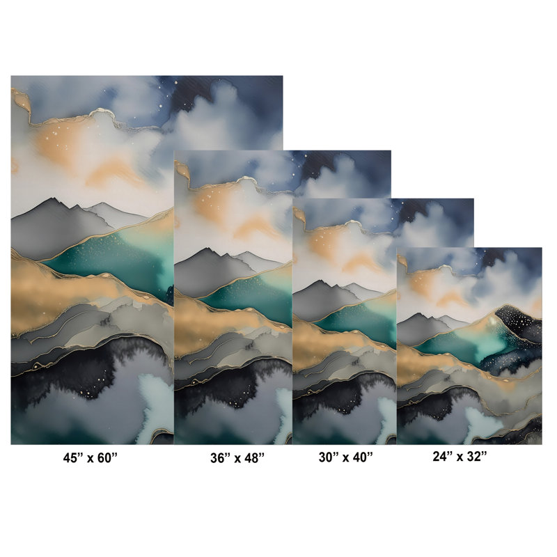 Peaking At The Heavens, 40" H x 30" W