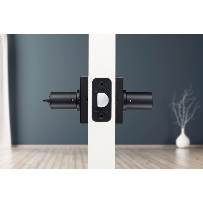 Levier d'intimité contemporain Brinks Mendocino, Noir mat