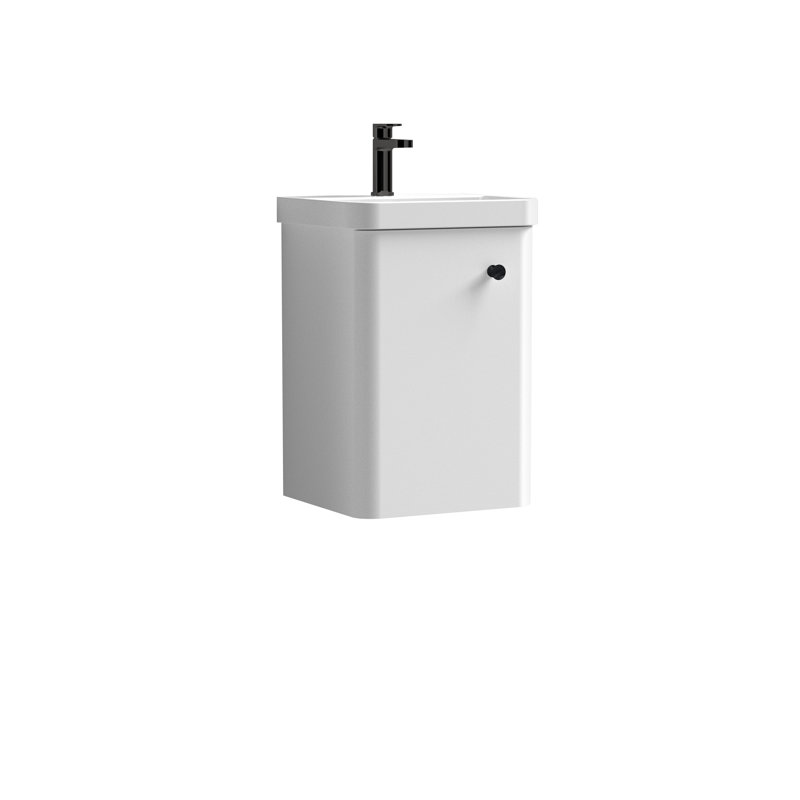 405mm Single Bathroom Vanity with Integrated Vitreous China Basin