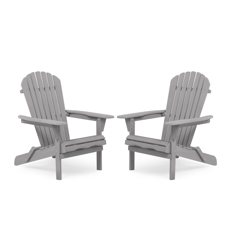 Wood Lounge Patio Chair For Garden Outdoor Wooden Folding Adirondack Chair Set Of 2 Solid Cedar Wood Lounge Patio Chair For Garden, Lawn, Backyard,