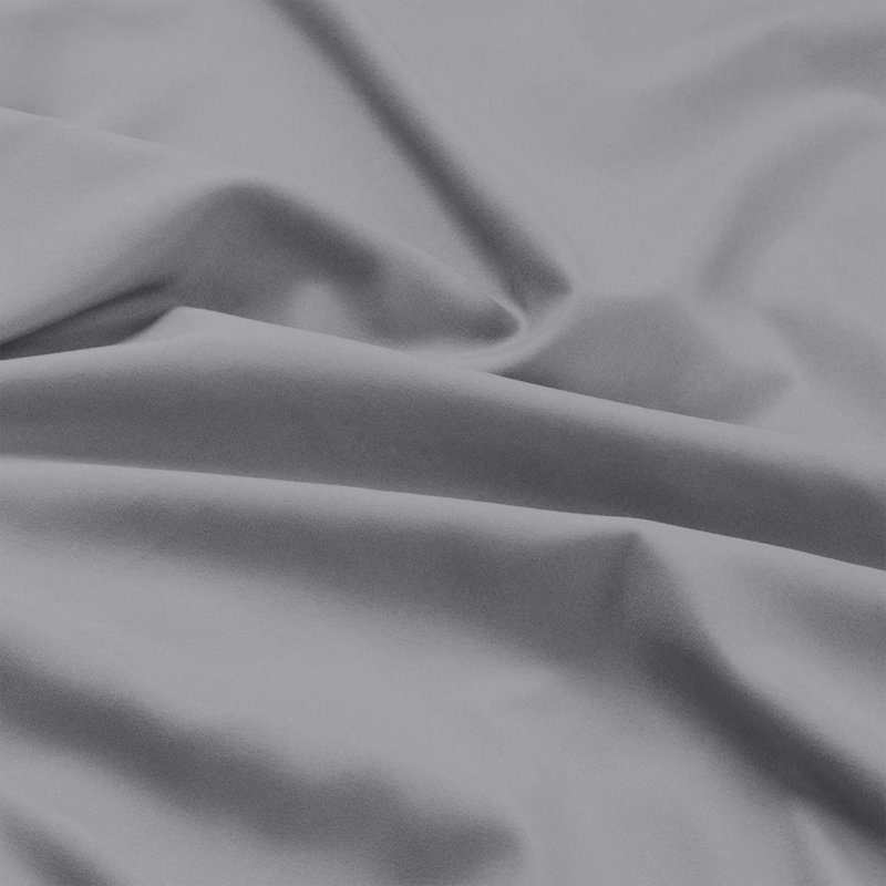 Microfiber Duvet Cover Set Set, Silver, Kingsize Duvet Cover Set + 3 Additional Pieces