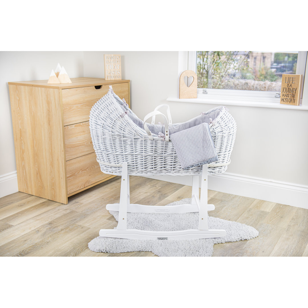 Moses Basket with Bedding brown