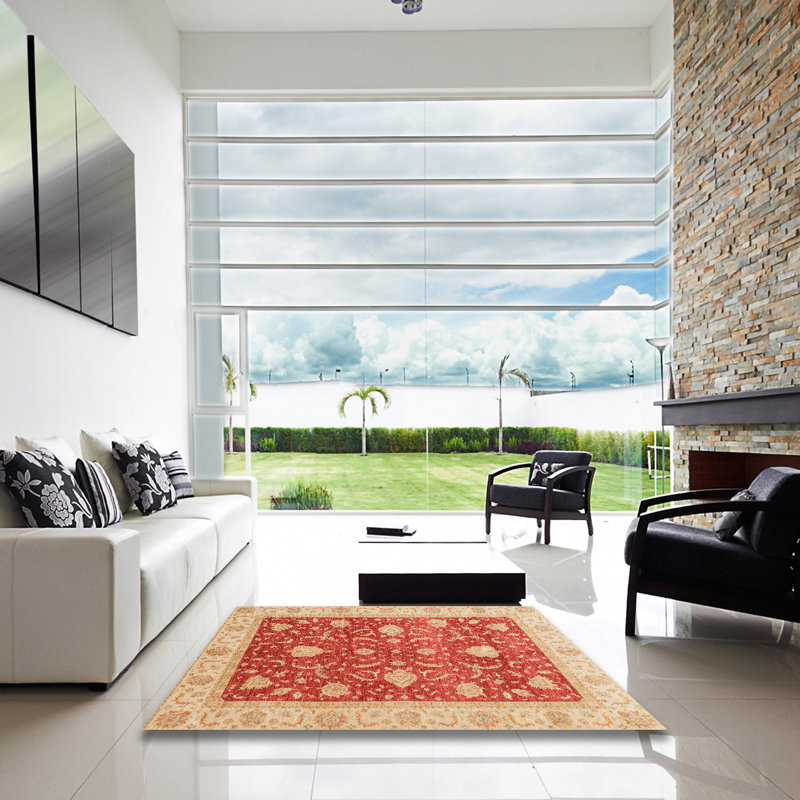 Tapis abstrait 4056, Carré 8 pi