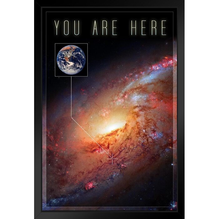 Trinx You Are Here Galaxy Funny Solar System Space Science Kids Map ...