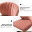 Chaise de travail ergonomique avec dossier capitonné Alice-1572933921