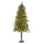 Lighted Artificial Pine Christmas Tree-1736008112