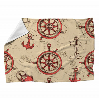 Machine Printed Throw Blanket