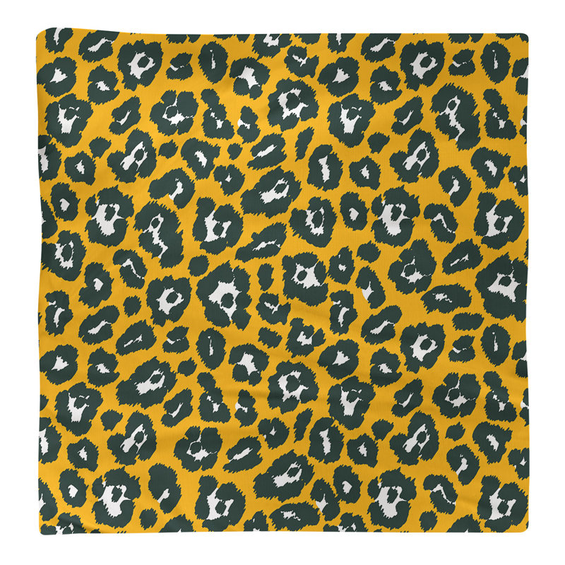 Serviette de foot Green Bay, Or/blanc, 10 po x 10 po
