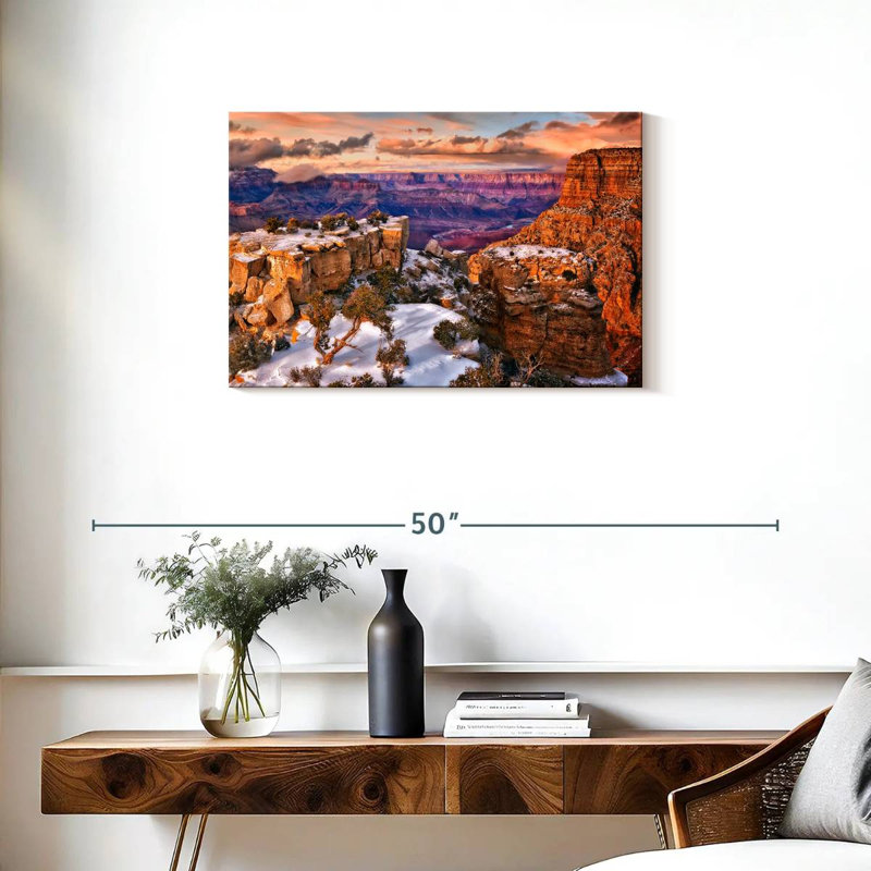 Alvord Snowy Grand Canyon V, H 20 po x l 30 po
