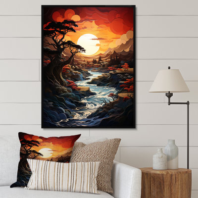 Tajana Sunset Dusks Embrace Papercut - impression
