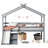 Kids Twin Loft Bed With Fun Slide & Safety Guardrails-851917165