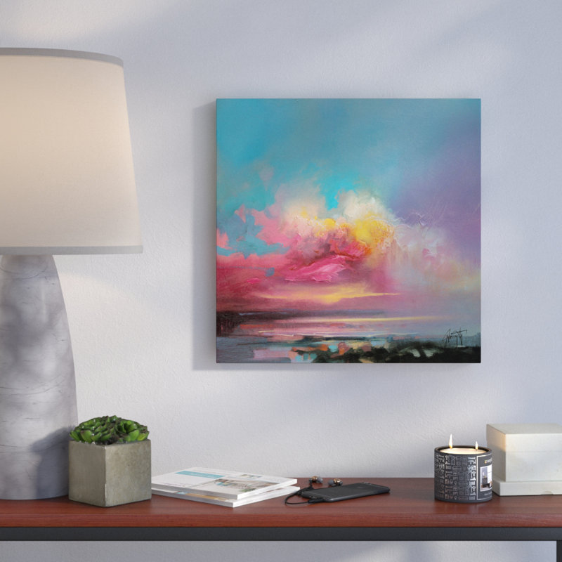 « cumulus consonance study ii » par scott naismith, reproduction d’art sur toile tendue, H 18 po x l 18 po x P 1,5 po
