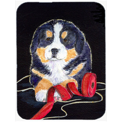 East Urban Home Dog Black Glass Cutting Board