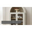 Nolan Tall Arched Storage Display Cabinet In Walnut Hickory-105239778