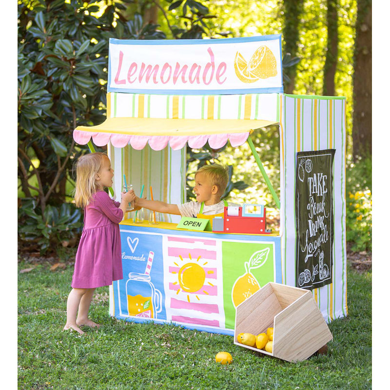 Kids Lemonade Stand Play Tent