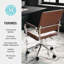 Fauteuil de bureau pivotant avec accoudoirs Martha-89798336