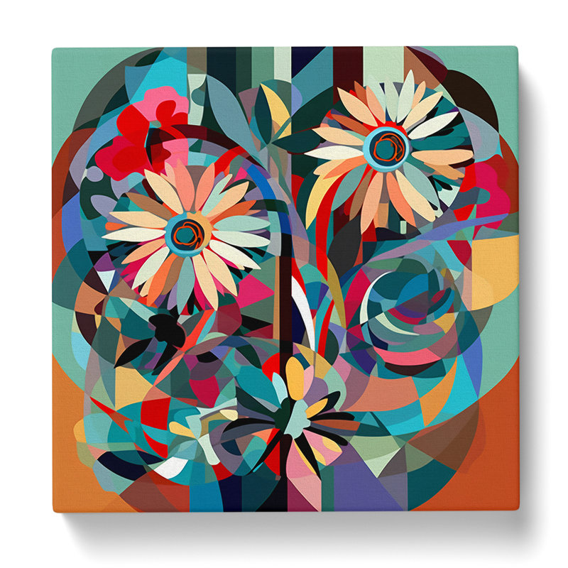 Modern Wall Art - Wrapped Canvas, 50cm H x 50cm W x 3cm D