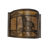 Rustic Lodge 1 - Light Flush Mounted Sconce