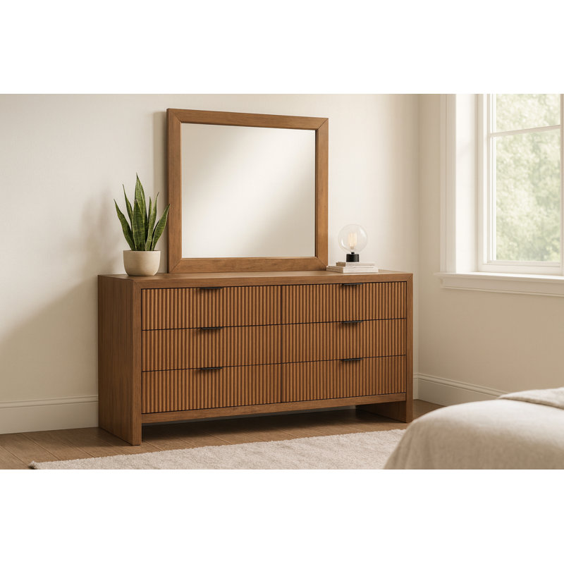 Miroir Arnleif, Noyer