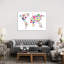 Dinosaur Map of the World Map II by Michael Tompsett - 1 Piece Wall Art on Canvas-797031723-773393994