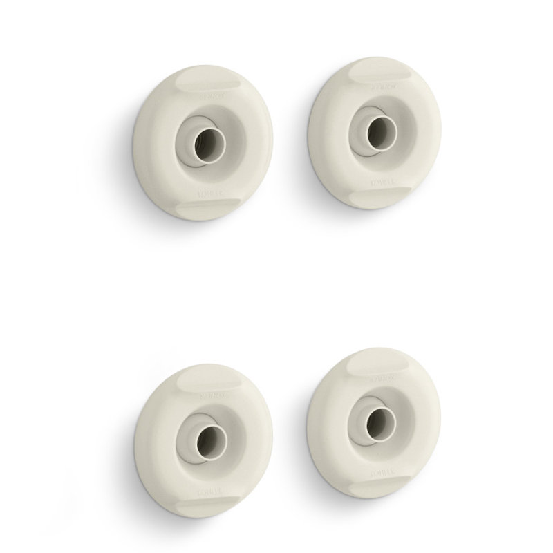 Flexjet Whirlpool Trim Kit with Four Jets, Almond