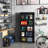 Metal Garage Storage Cabinet With 71" Tall Steel Cabinets With 2 Doors And 4 Adjustable Shelves,locking Storage Cabinet,steel Cabinet For Home,office,garage,shop,school-1065806834