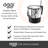 Insulated Ice Quart Stainless Steel