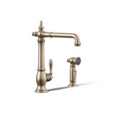 Artifacts® Single Handle Kitchen Sink Faucet with Accessories