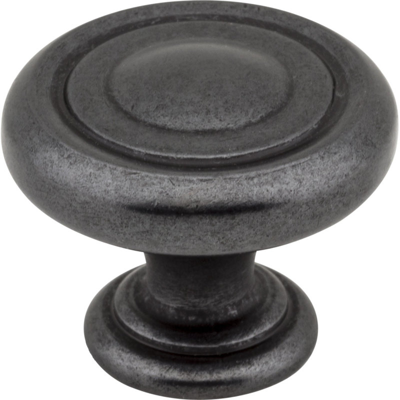 Bremen I 1 1/4" Diameter Mushroom Knob, Gun Metal