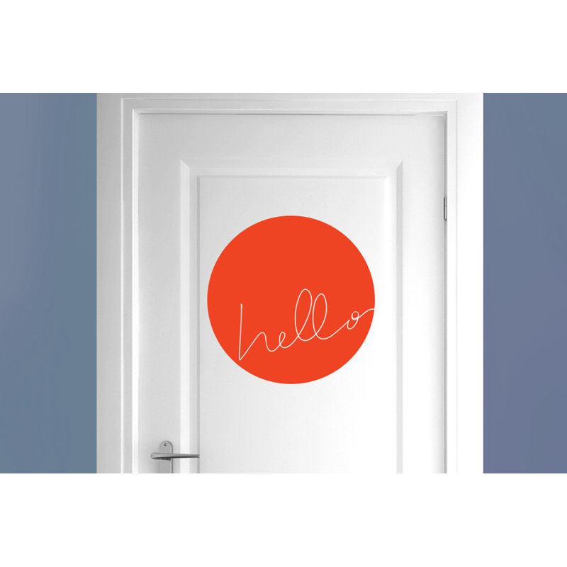 Wall Decal, Orange