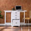 Organisateur pliable et bureau d'artisanat - Blanc