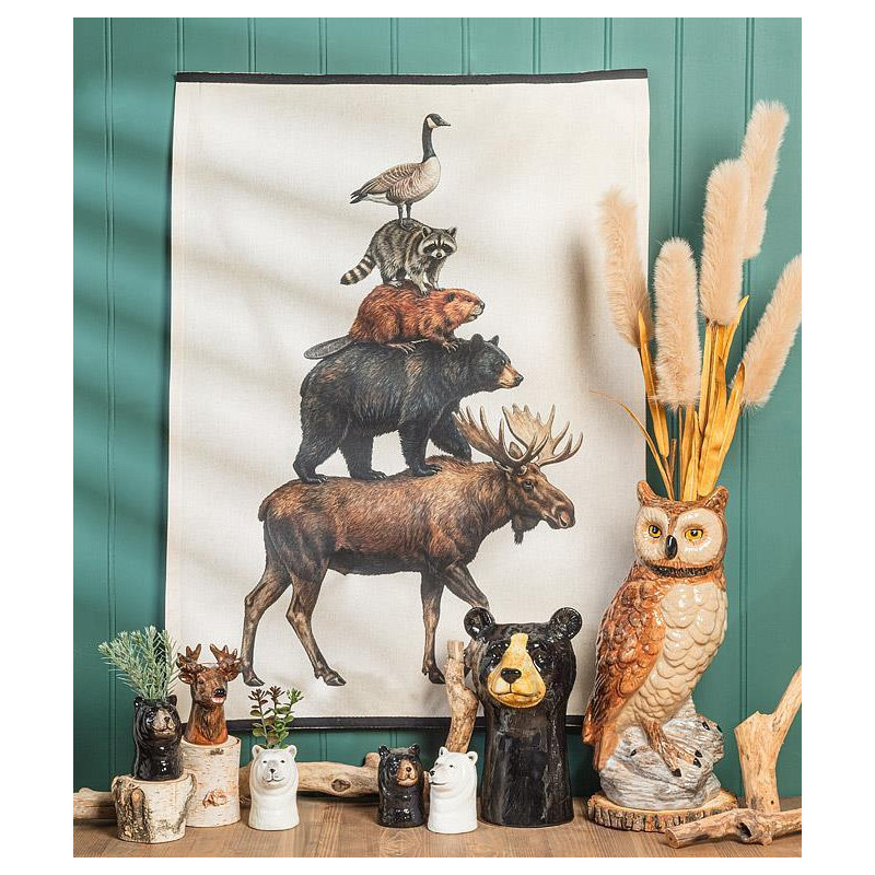 Serviette de cuisine Canadian Animals