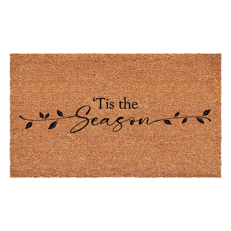 Tis the Season Doormat, 17" W x 29" L