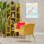 «Summer Beach Flamingo», art de la giclée encadrée par Stellar Design Studio-103072331-103072333